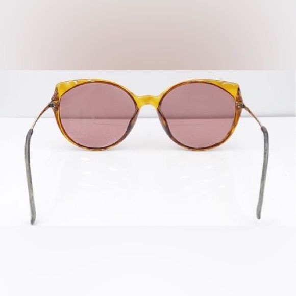 Vintage Viennaline Brown Gold Oval Sunglasses Frames - Picture 4 of 5